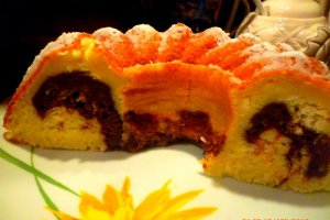 Chec guguluf marmorat cu branza