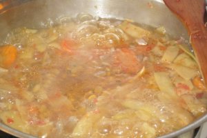 Ciorba de pastai (fasole galbena)