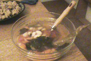 Ciorba de fasole in pita