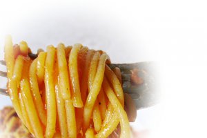 Spaghete cu carne de porc