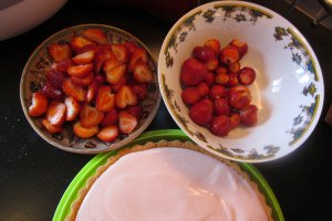 Tarta cu capsuni
