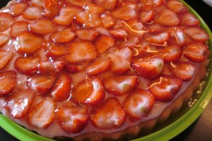 Tarta cu capsuni
