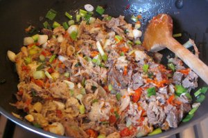 Mancare de vinete si carne de pasare
