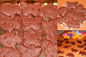 Fursecuri cu cacao si fulgi de ciocolata