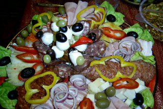 Platou cu aperitiv rece