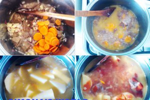 Tocanita de cartofi cu carne de vitel