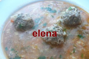 Ciorba de perisoare din carne de vita