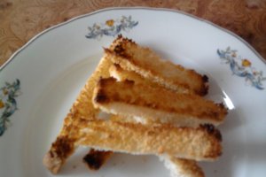 Bacon cu crutoane