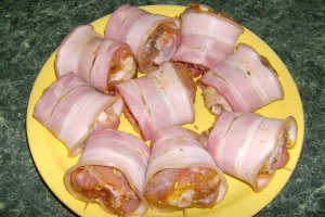 Ciocanele in bacon la cuptor