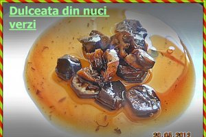 Dulceata de nuci verzi