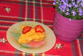 Piept de pui in crusta de malai