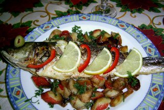 Biban de mare cu surimi