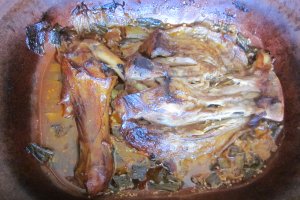 Pulpa de miel cu verdeturi