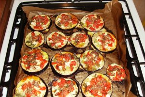 Pizzette din vinete
