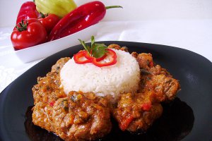 Muşchiuleţ de porc cu orez