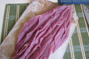 Muschiulet de porc umplut