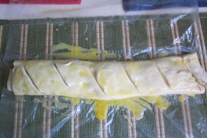 Strudel cu spanac si jambon