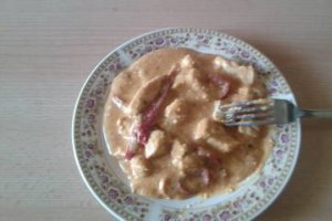 Piept de pui cu smantana la cuptor