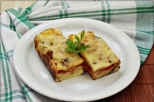 Clatite umplute cu piept de pui