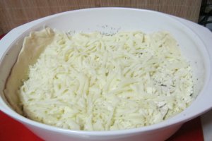 Spanac cu ciuperci si cascaval