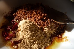 Ciocolata cu merisoare si goji