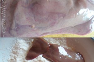Ficat de porc cu mujdei de usturoi