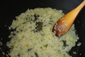 Miel cu garnitura de orez alb
