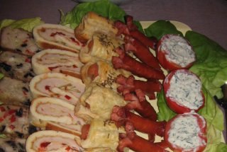 Platou cu aperitive