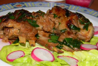 Costita de miel cu ceapa si tarhon