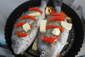 Dorada pe pat de legume