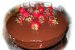 Tort cu capsuni si glazura de ciocolata-2