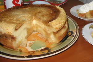 Tort cu crema de zahar ars