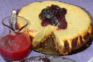 Cheesecake cu lapte condensat ( Copt)