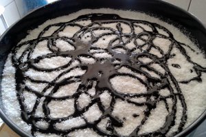 Tort cu lapte cocos si bomboane Raffaello