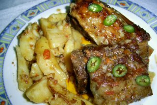 Costita de vitel la cuptor