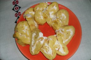 Rulada cu smantana si cascaval