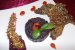 Peste la cuptor in crusta de susan bicolor servit cu orez negru si lamaie-2