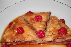 Baclava cu zmeura