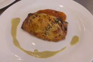 Pastrav somonat in foietaj