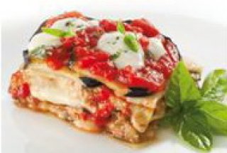 Lasagna cu mozzarella si vinete