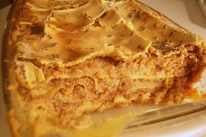 Lasagna cu mere si nuci