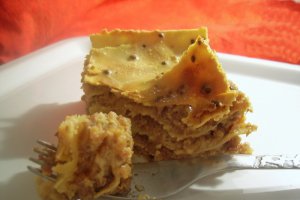 Lasagna cu mere si nuci