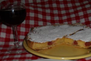 Prajitura cu branza si visine