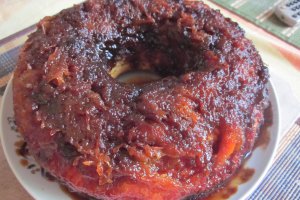 Prajitura cu caise caramelizate