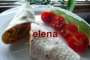 Aperitiv cu ou in pita arabeasca