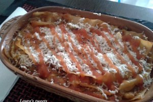 Lasagna cu pui, legume si mozzarella Granarolo