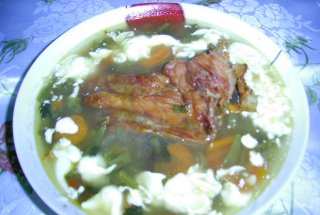 Supa de fasole verde cu afumatura