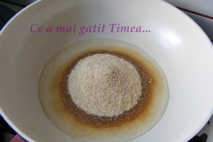 Paste linguini integrale cu pesmet