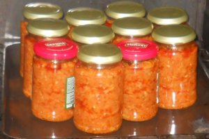 Zacusca de dovlecei cu morcov