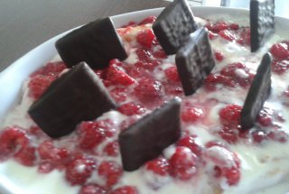 Desert cu zmeura